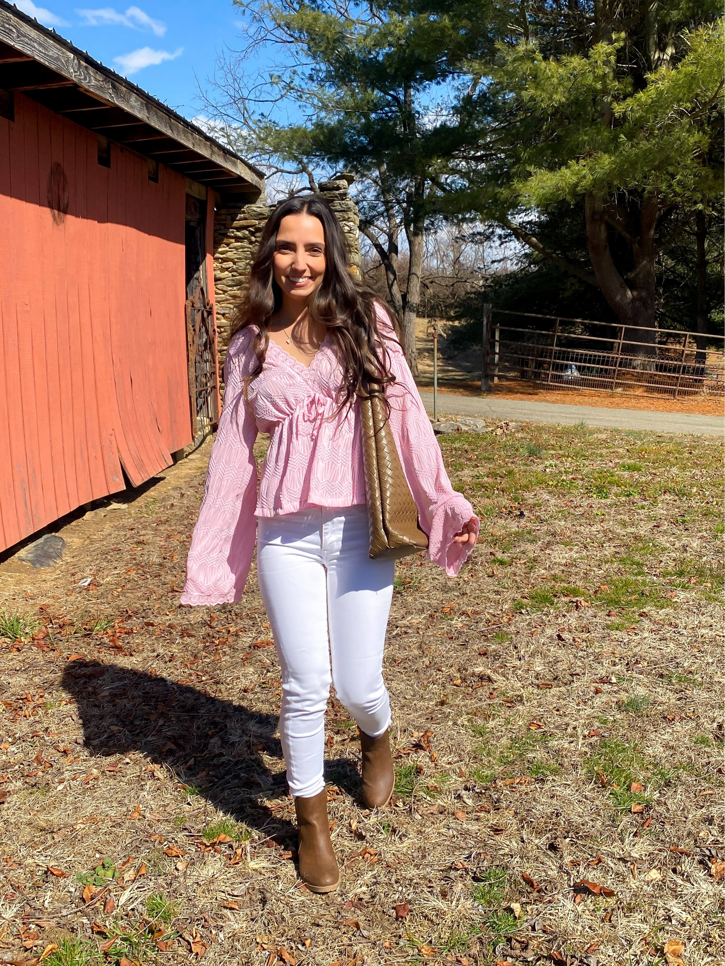 Pink Lace Top