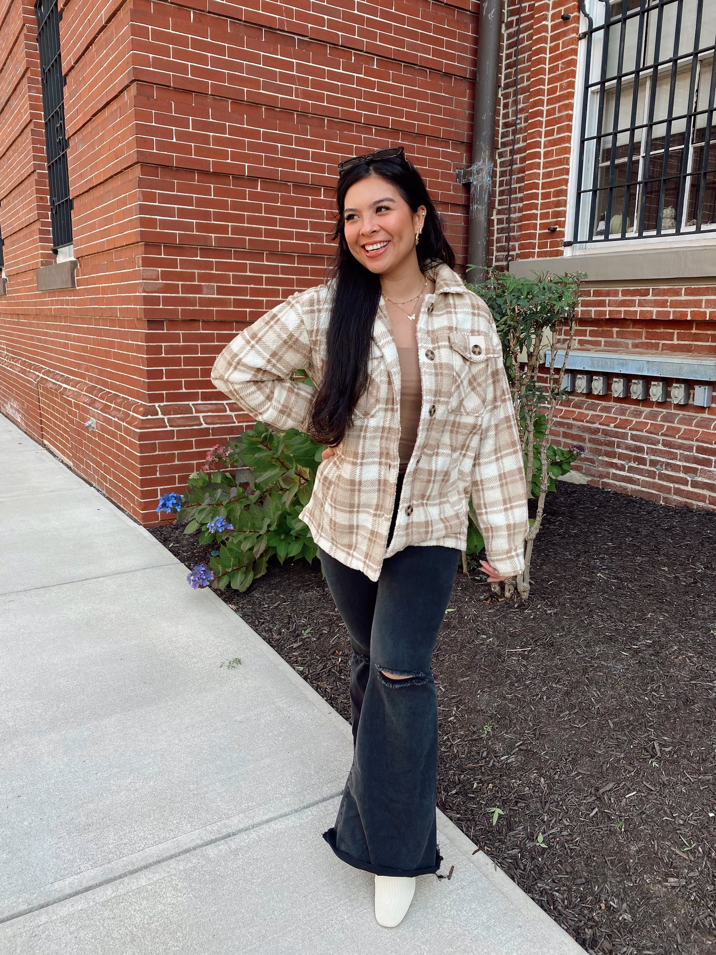 Caramel Fleece Flannel