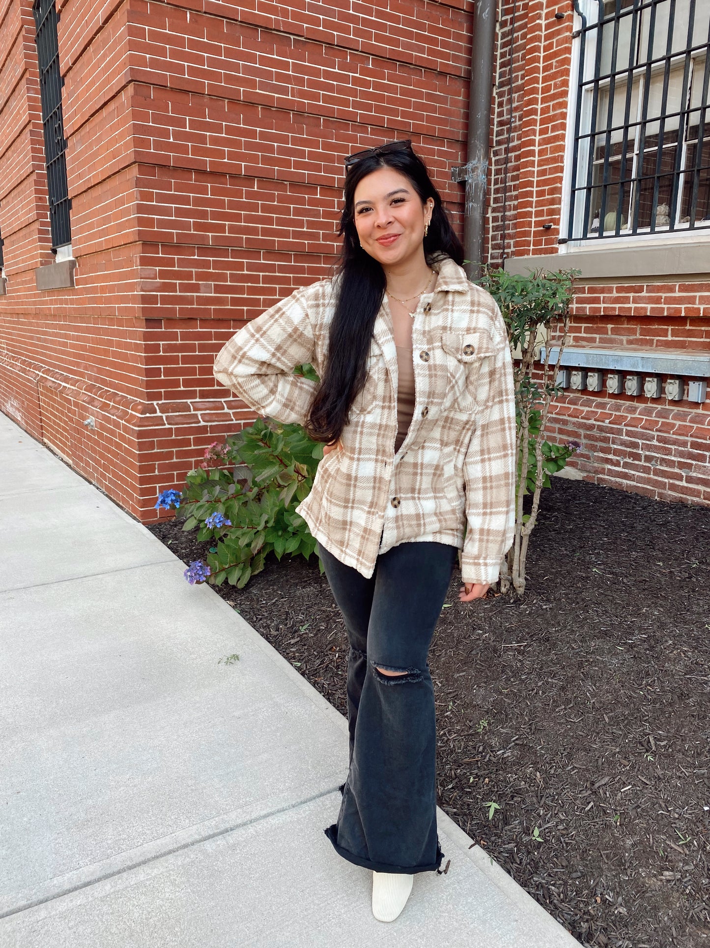 Caramel Fleece Flannel