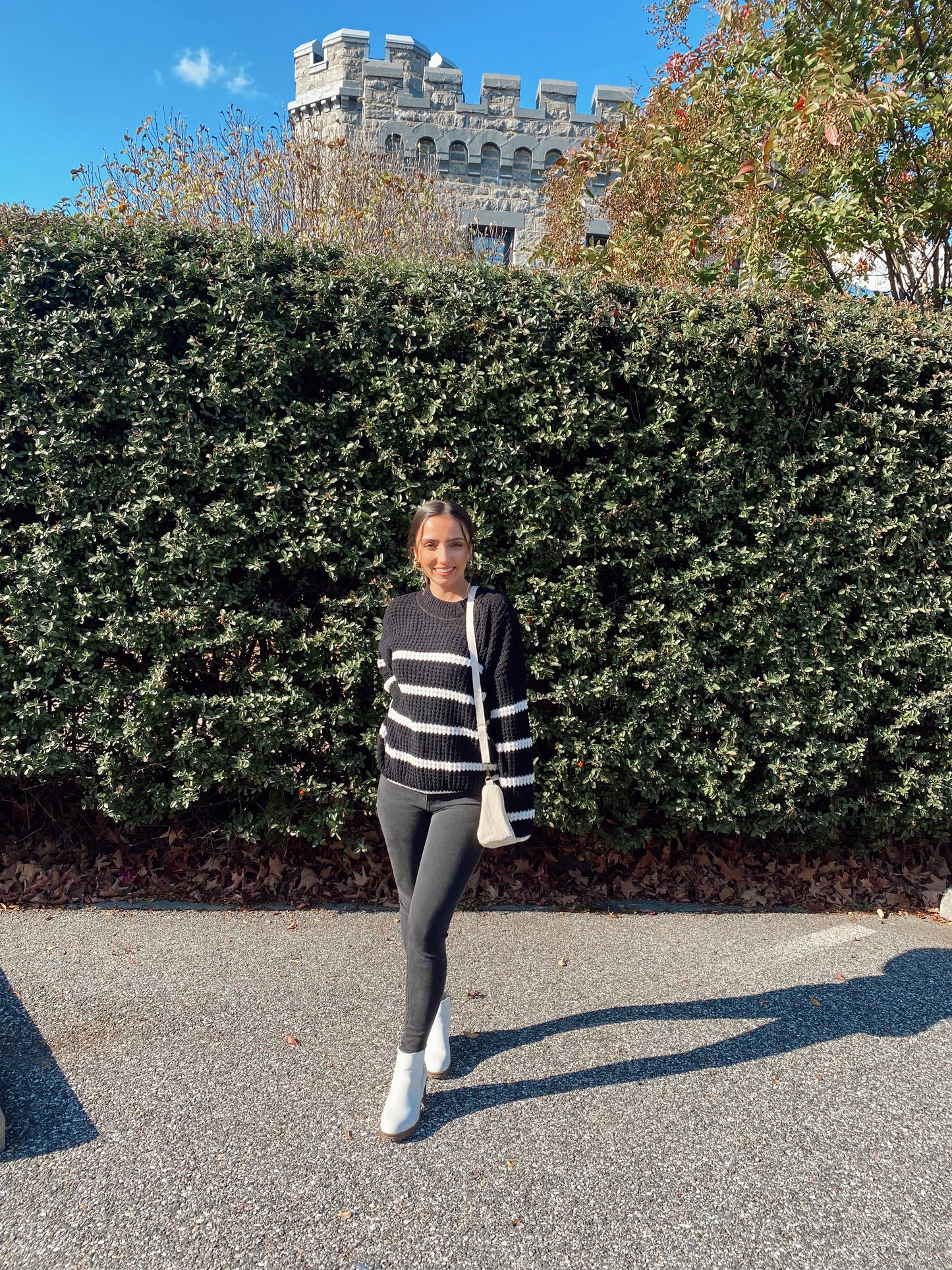 Black Striped Sweater
