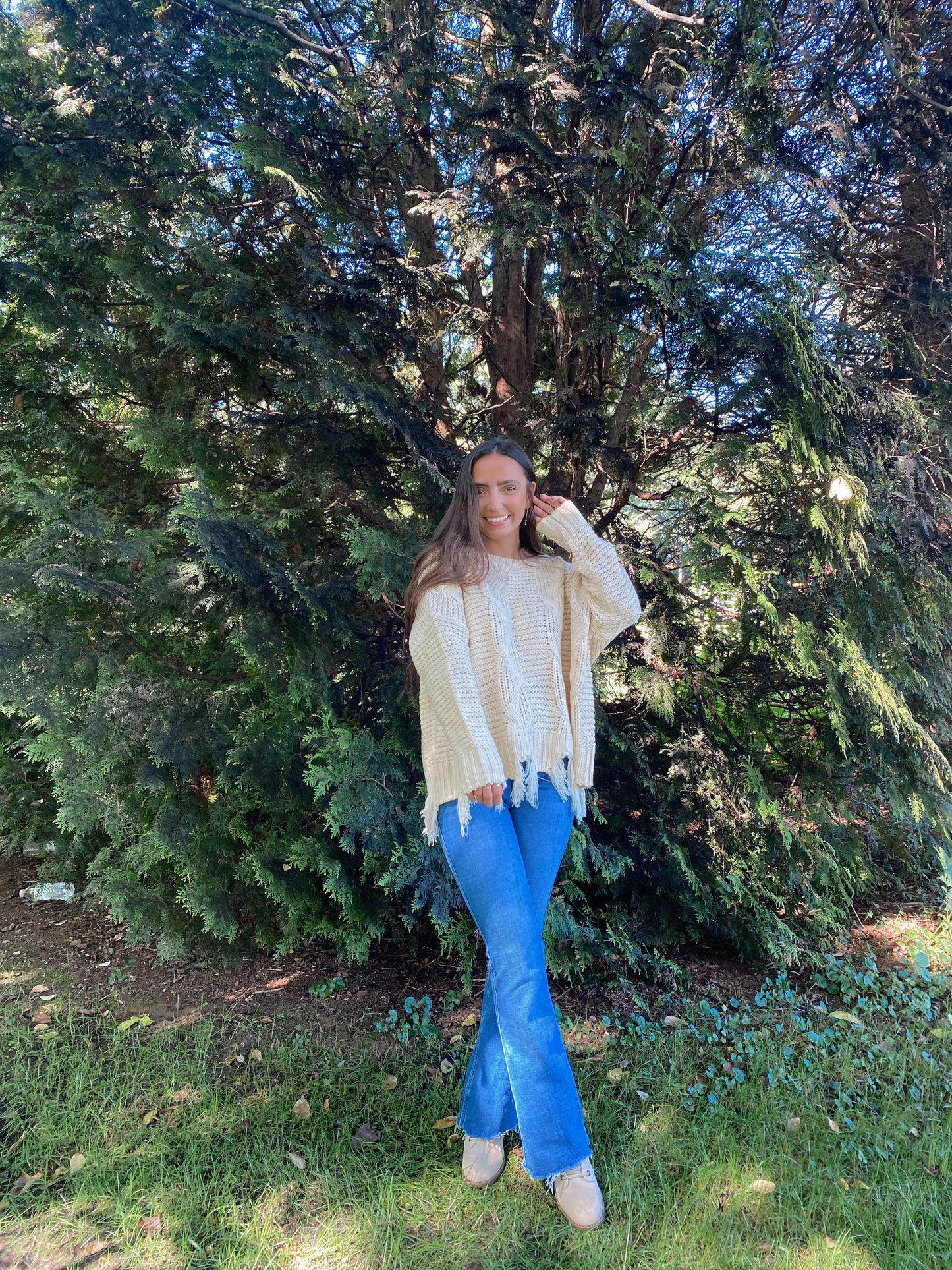 Autumn Fringe Sweater