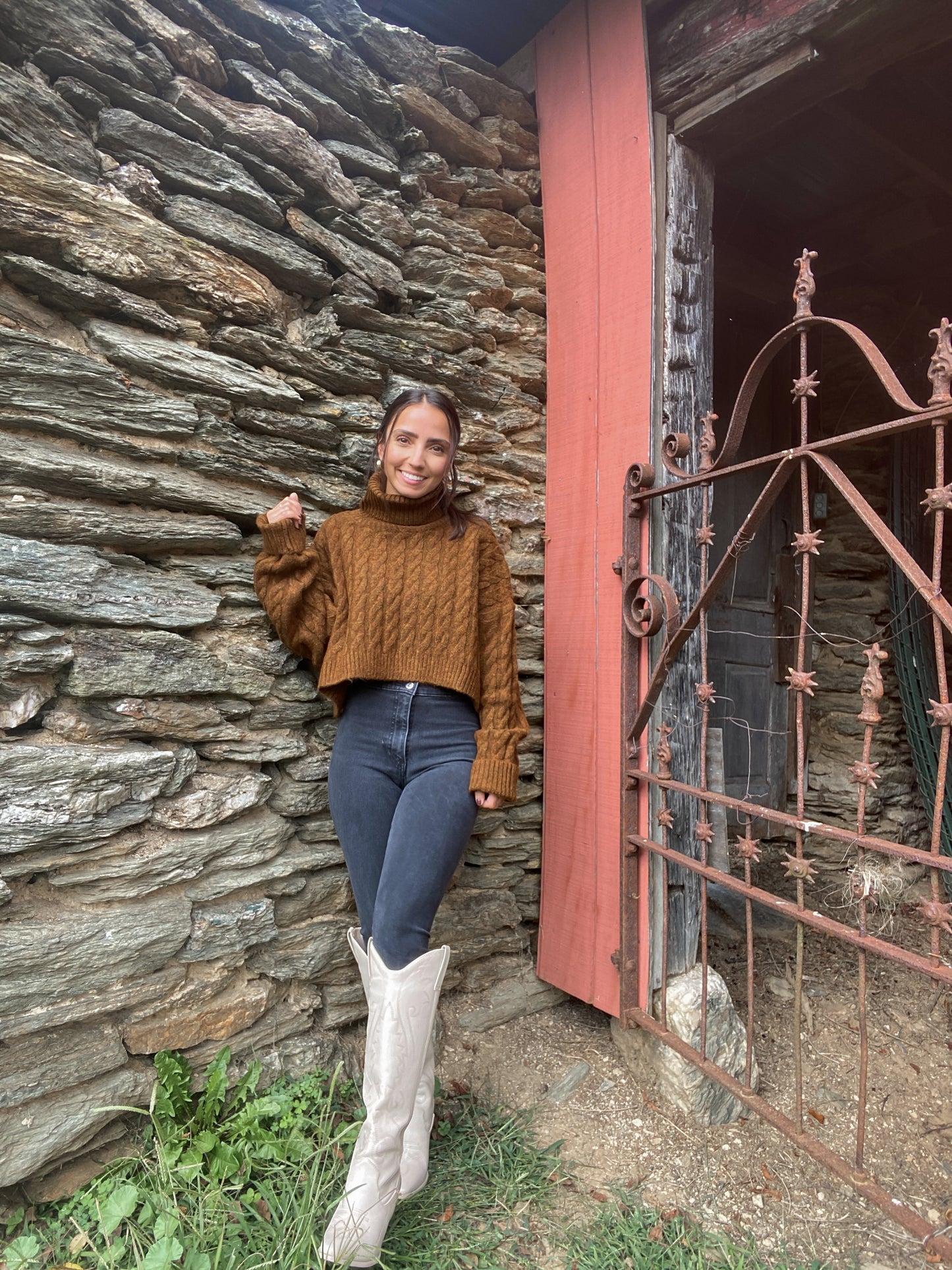 Cabin Knit Turtleneck Sweater