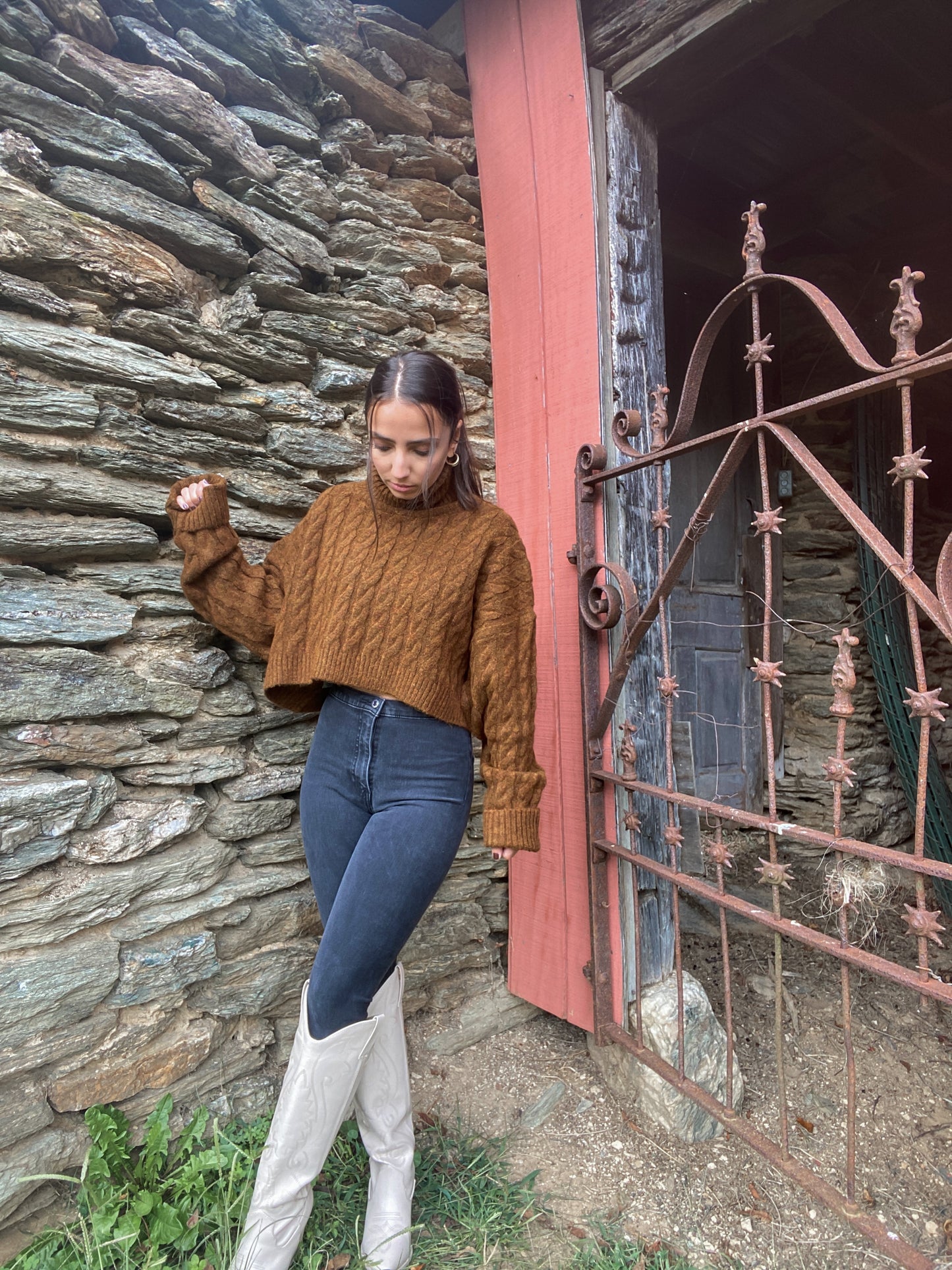 Cabin Knit Turtleneck Sweater