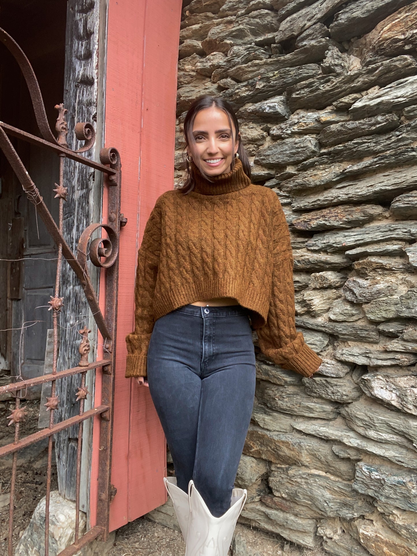 Cabin Knit Turtleneck Sweater