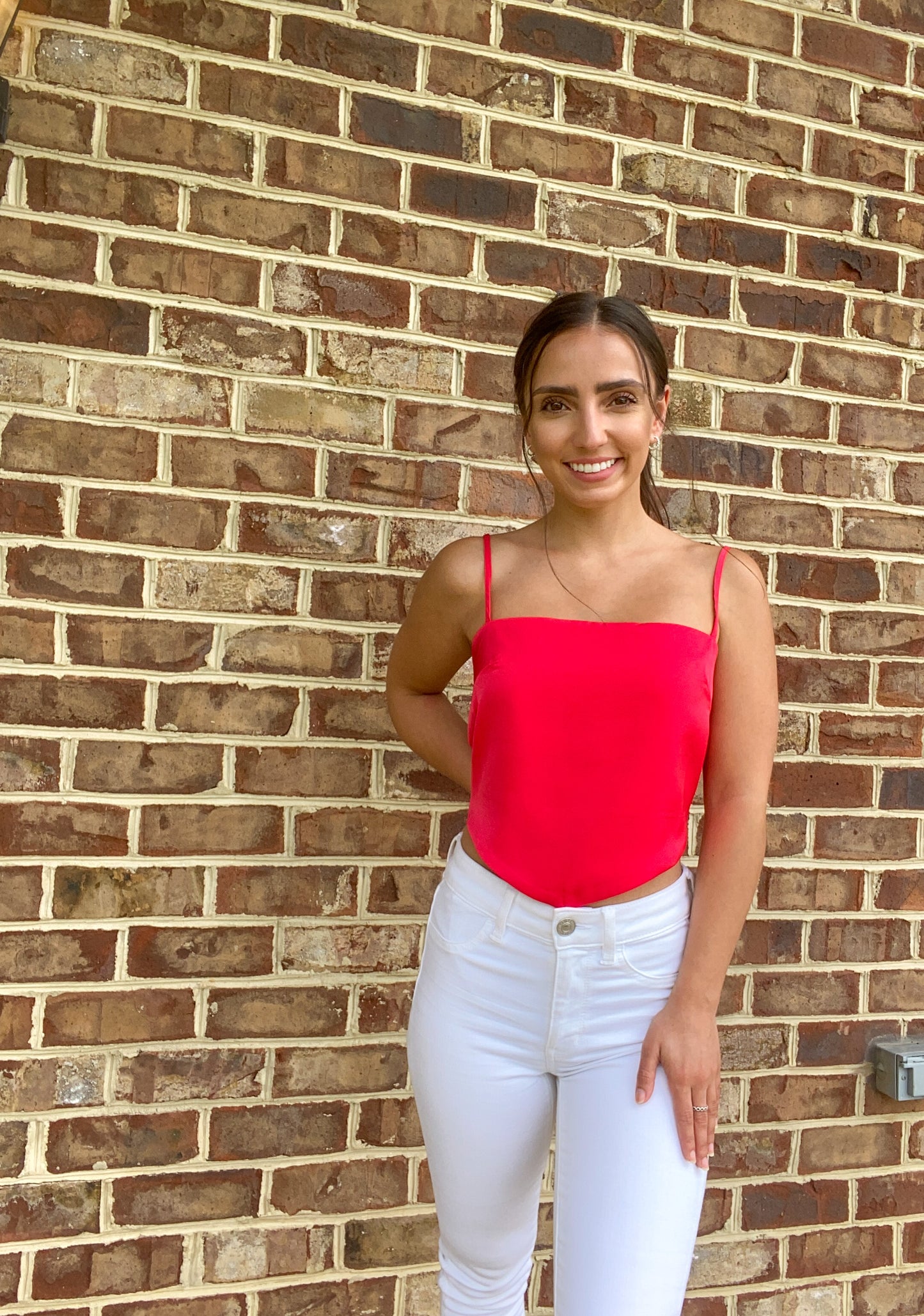 Scarlet Tie Knot Top