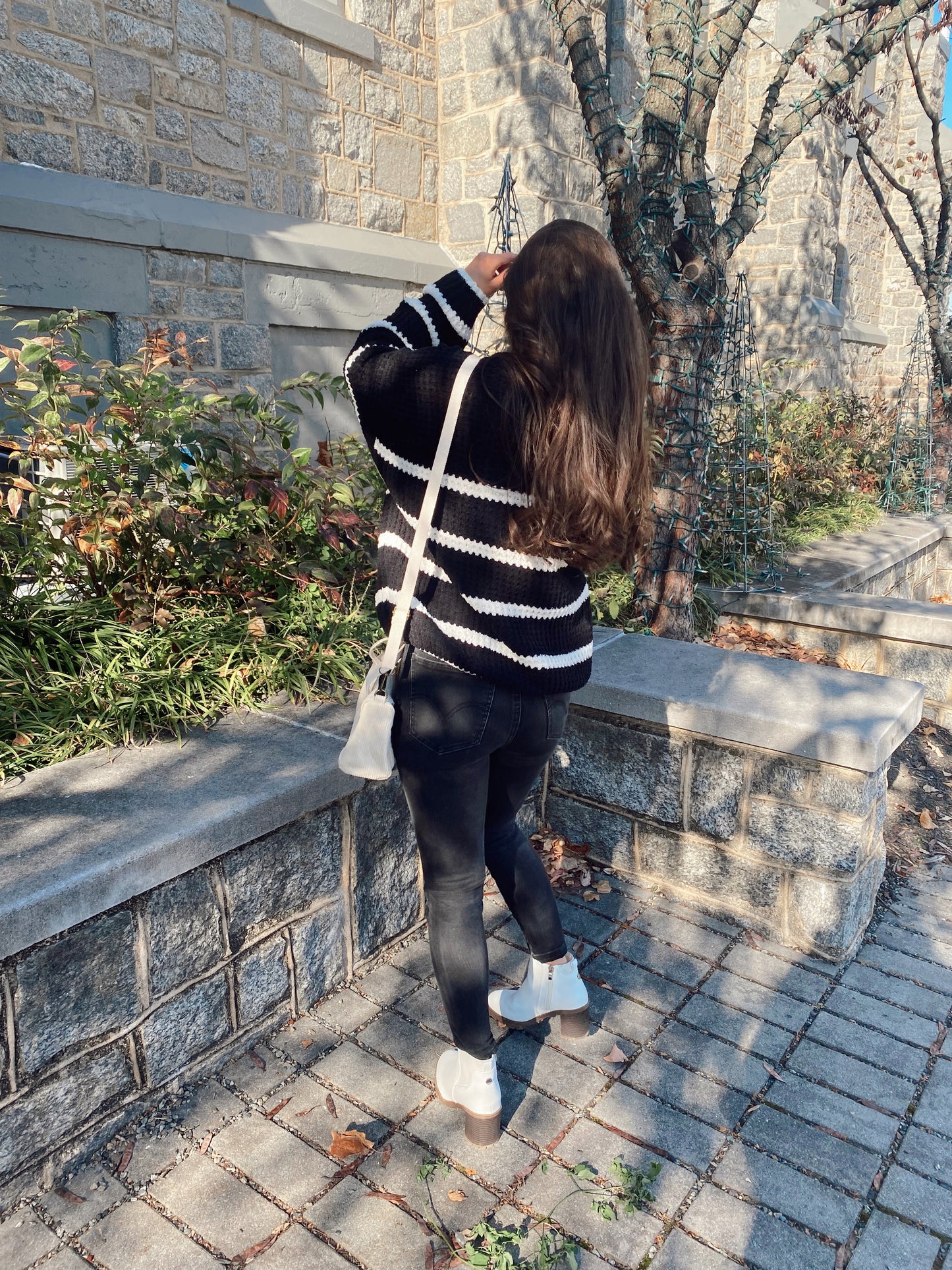 Black Striped Sweater