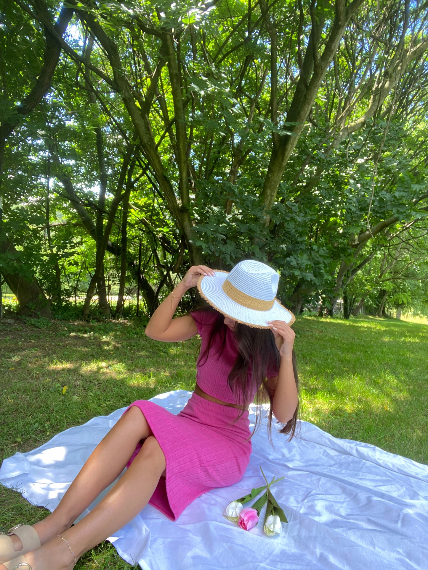 Fuchsia Two Piece Set