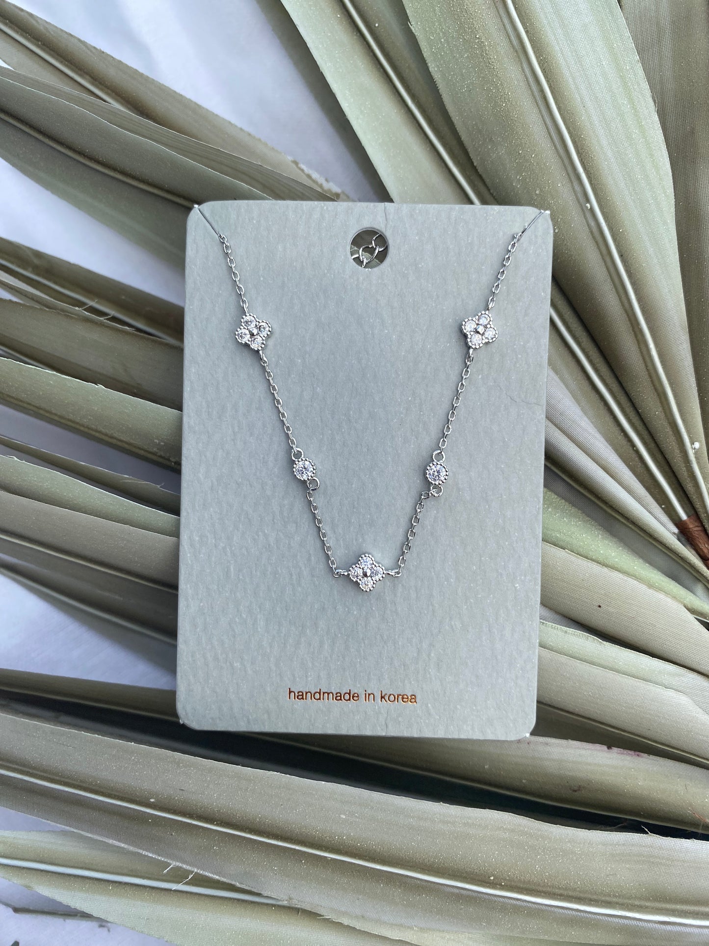 Silver Stud Necklace