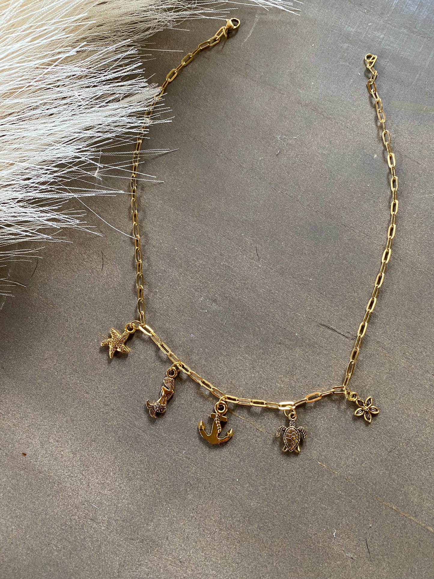 Beach Charm Necklace