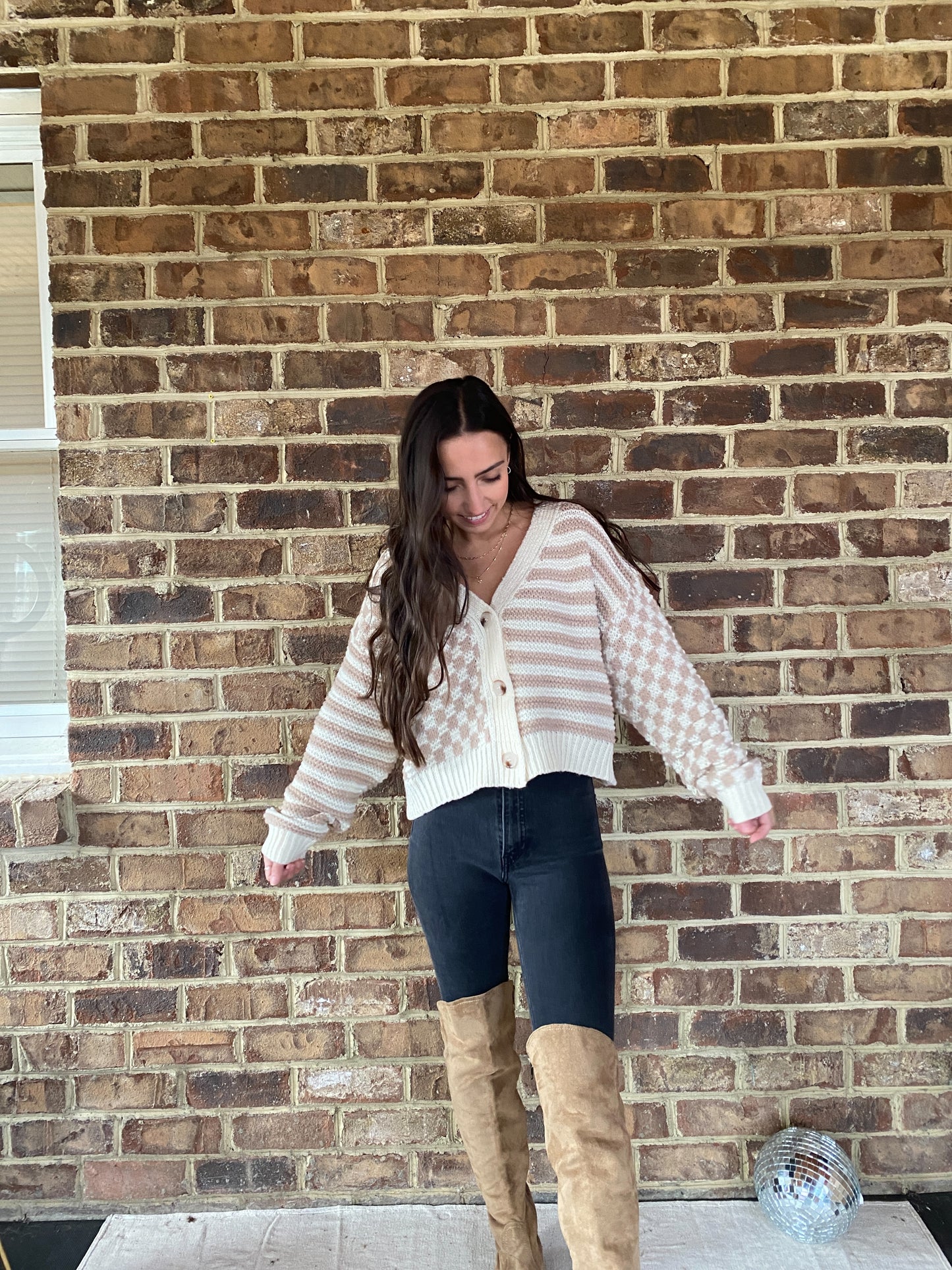 Buttoned Up Cardigan Sweater