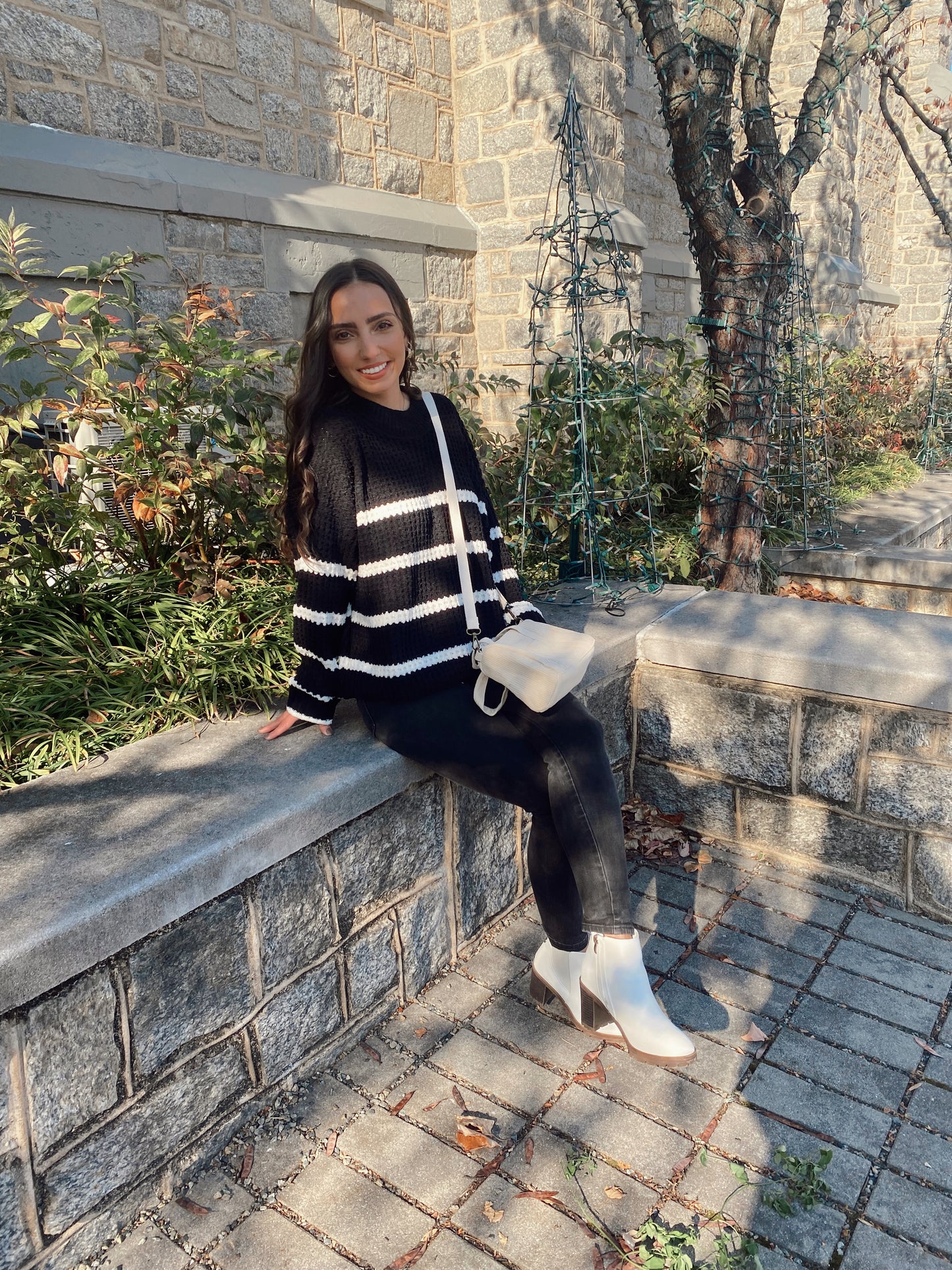Black Striped Sweater