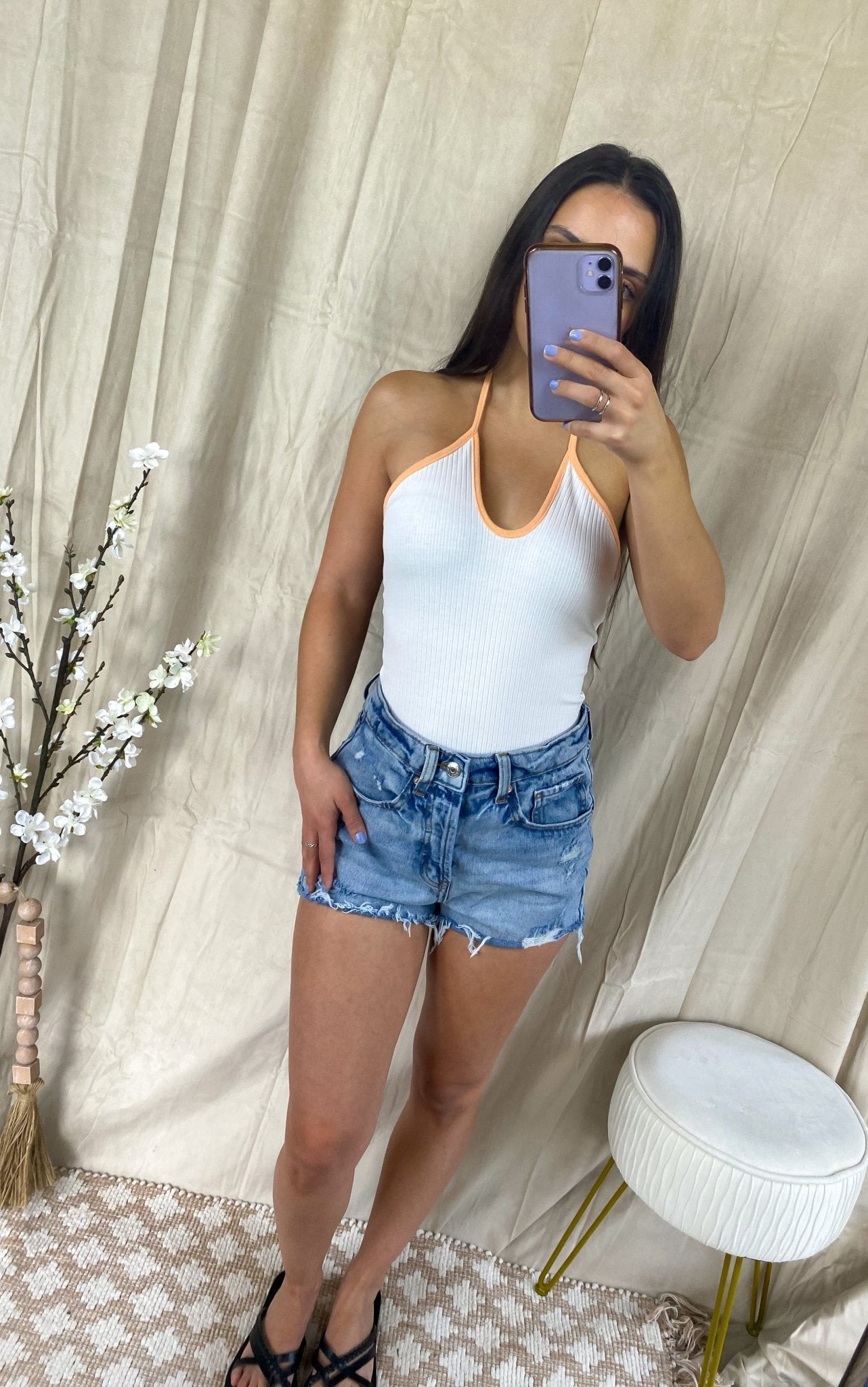 Criss Cross Bodysuit - Dreamlee Boutique