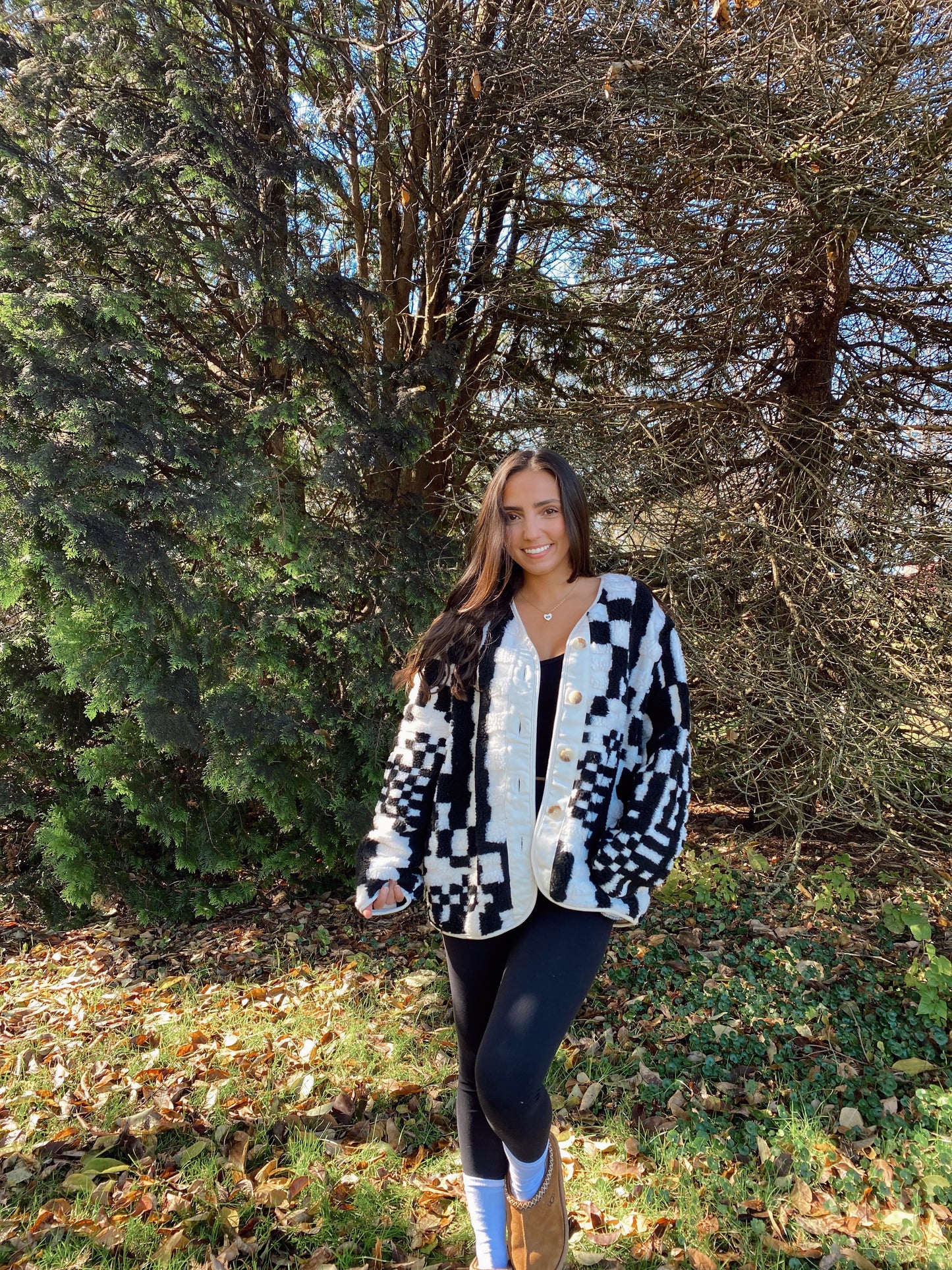 Frost & Coal Checkered Jacket