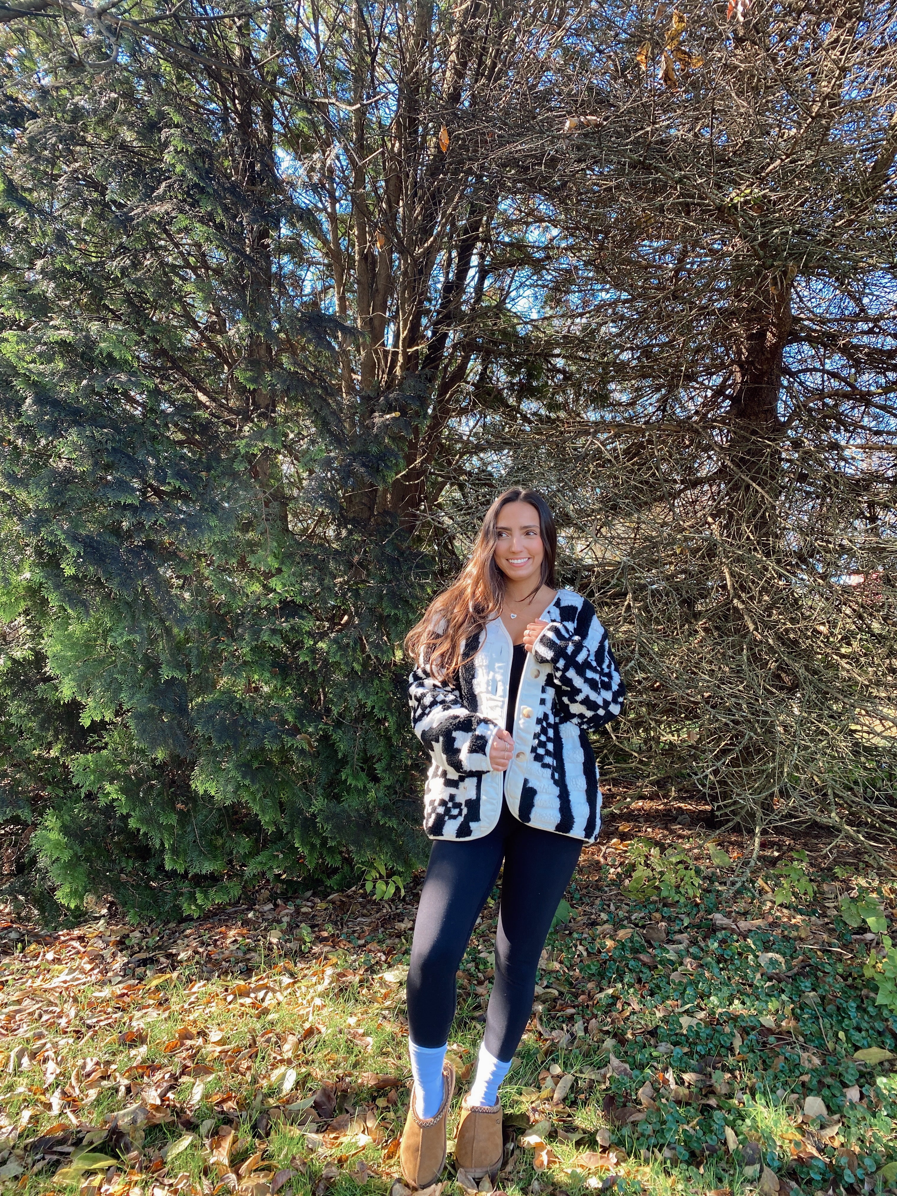 Frost & Coal Checkered Jacket – Dreamlee Boutique
