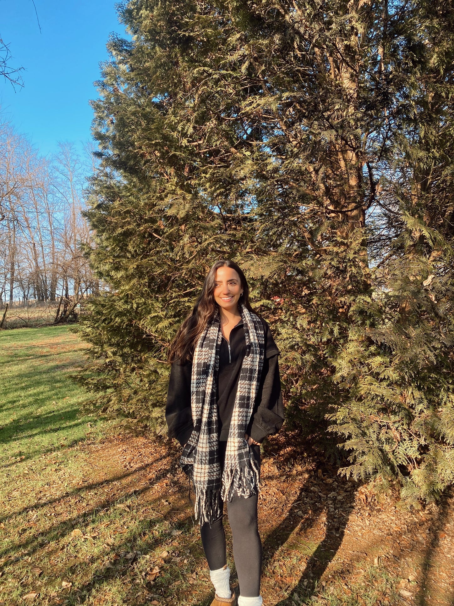 Black Quarter Zip Up Jacket