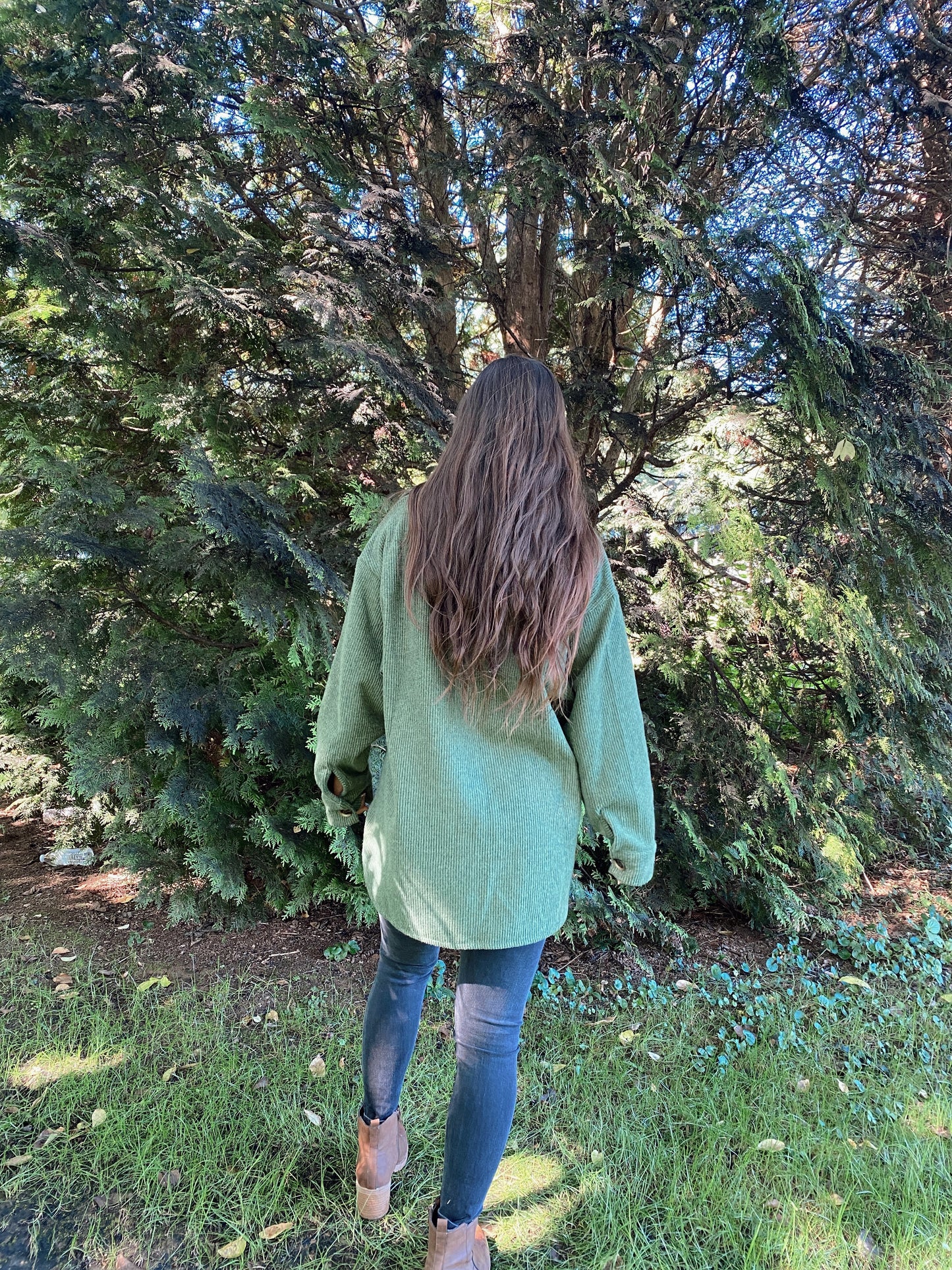 Evergreen Shacket