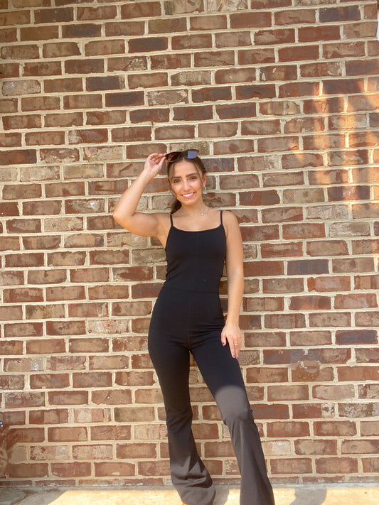 On The Go Flare Jumpsuit