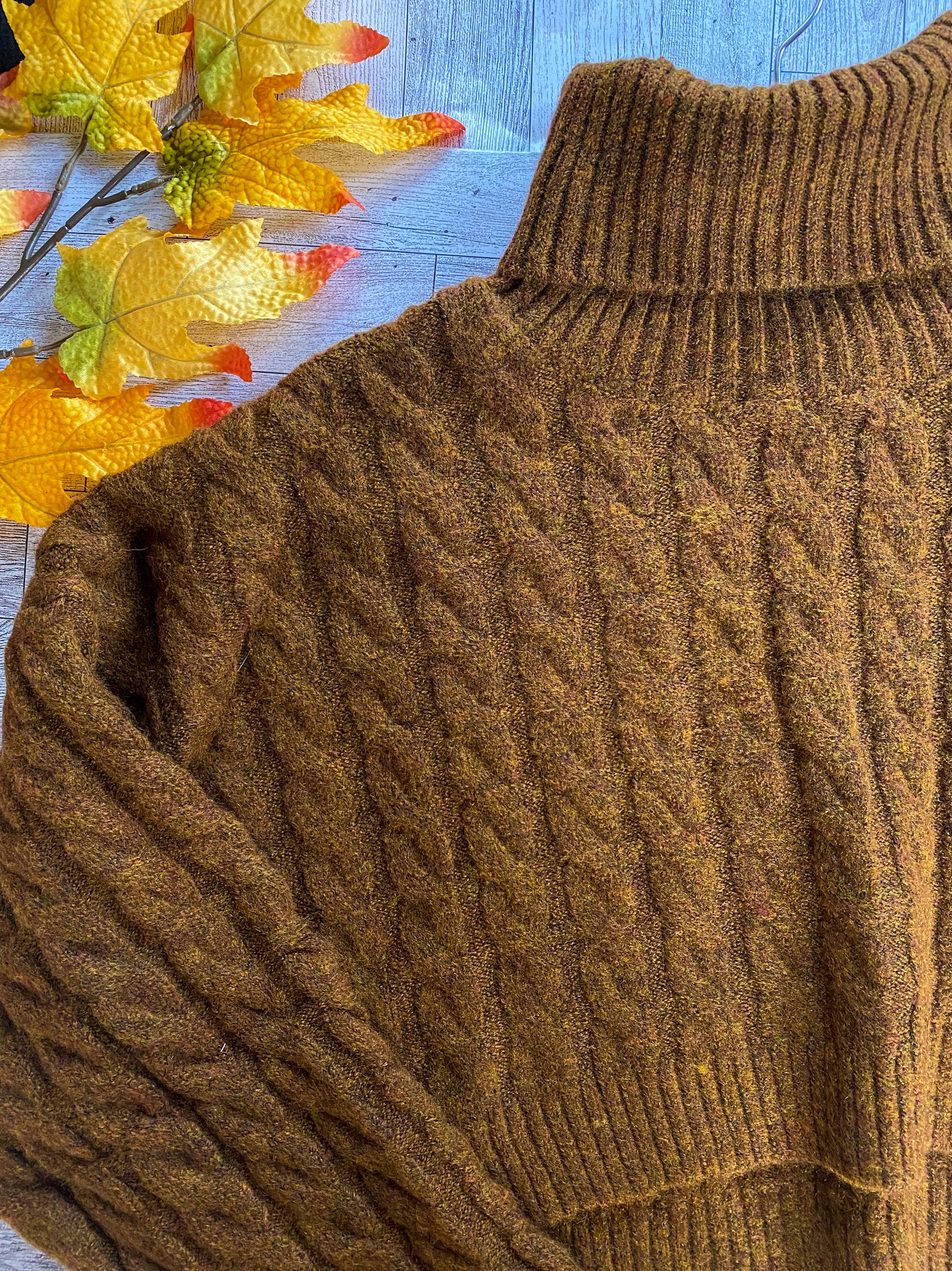 Cabin Knit Turtleneck Sweater