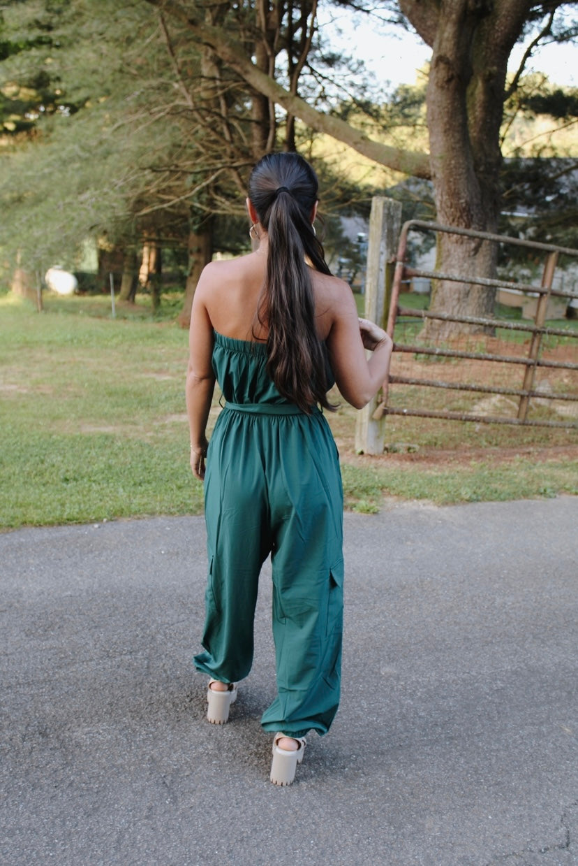 Hunter Green Jumpsuit