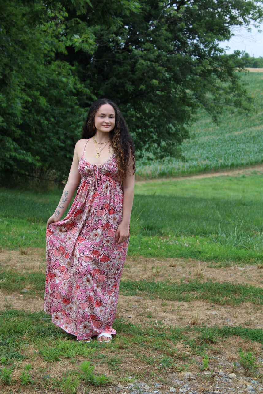 Summer Floral Maxi Dress