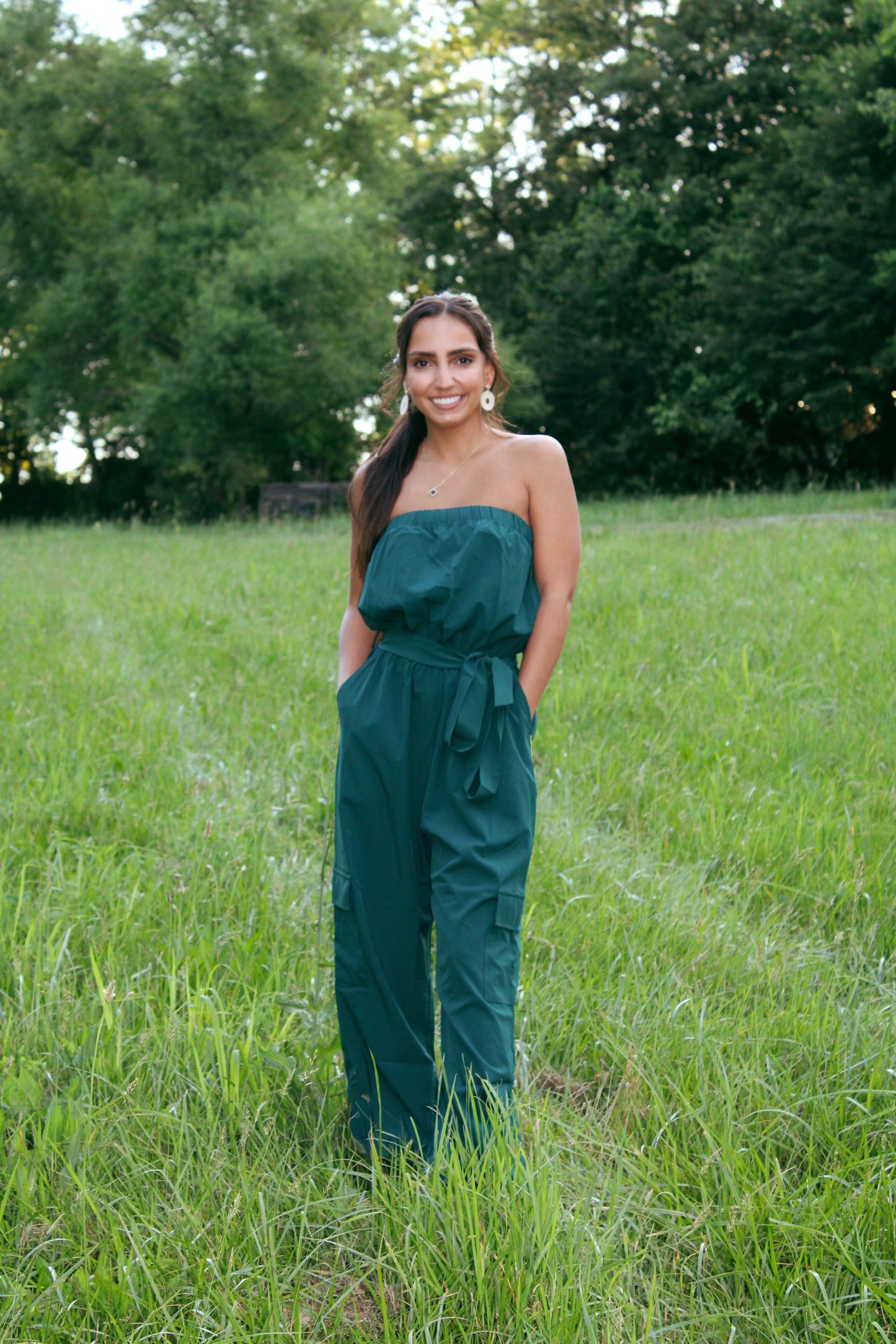 Hunter Green Jumpsuit