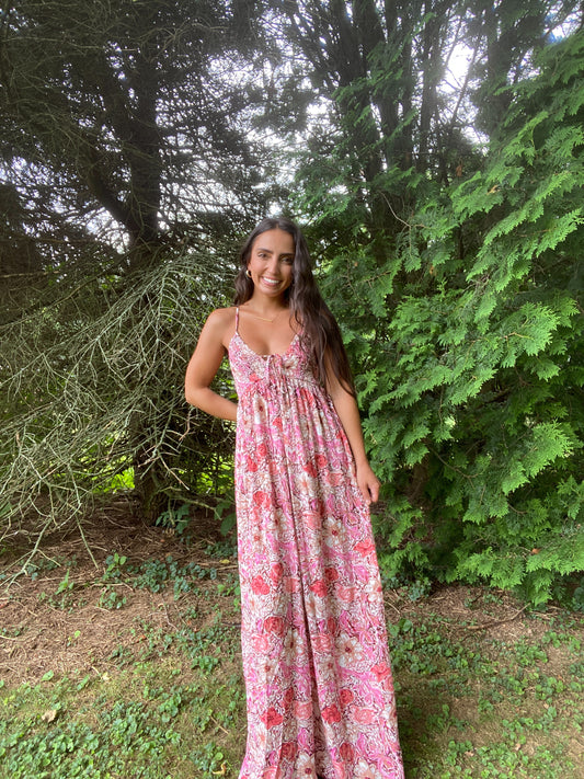 Summer Floral Maxi Dress