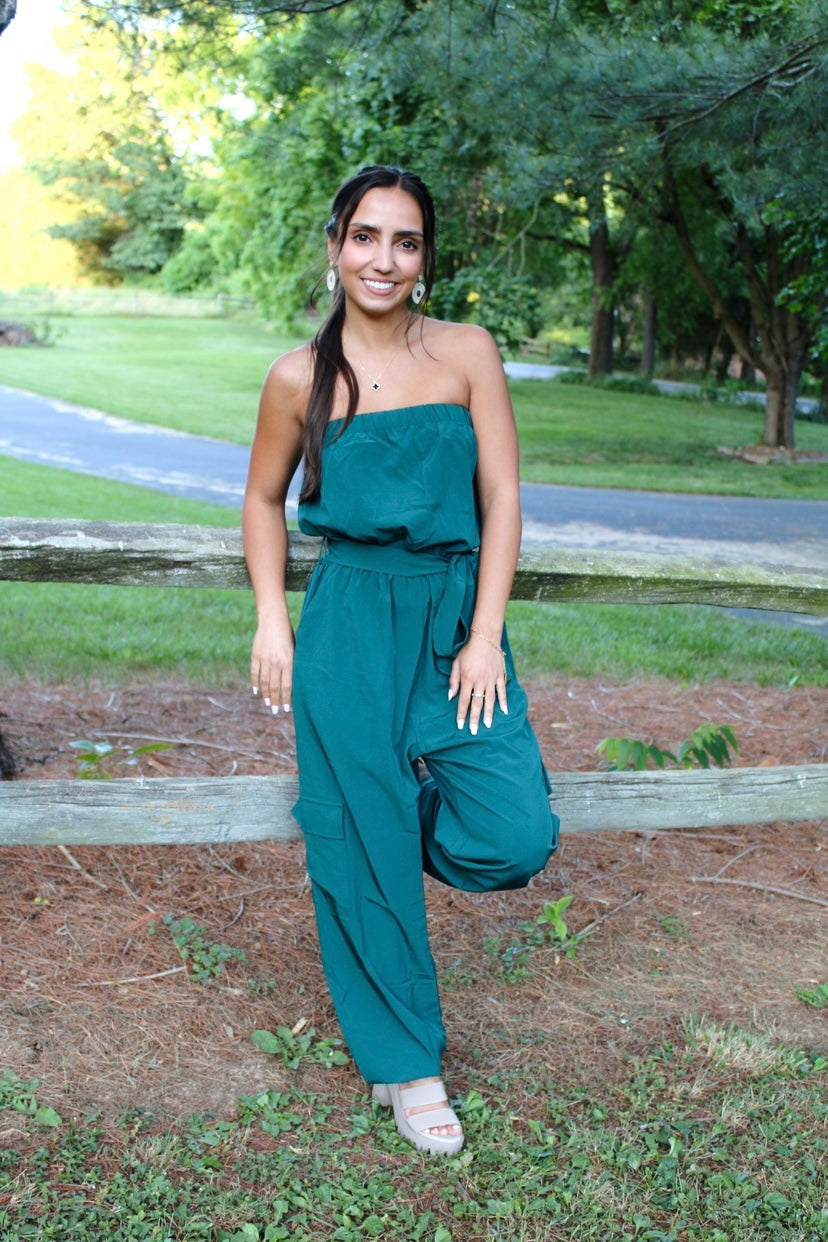 Hunter Green Jumpsuit